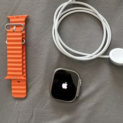 Apple Watch Ultra 2 W/ Orange Ocean Band