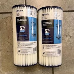 2 AO Smith 4.5"x10" 40 Micron Sediment Water Filter Replacement Cartridge
