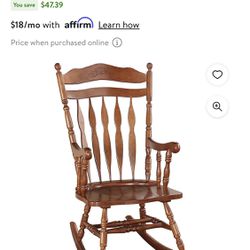Wooden Rocking Chair (NEW)