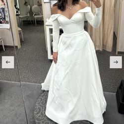 Ivory Wedding Gown Size 4