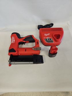 Milwaukee 2540-20 M12 12V 23GA Cordless Pin Nailer with 2.0Ah Battery and Charger B820060-S3
