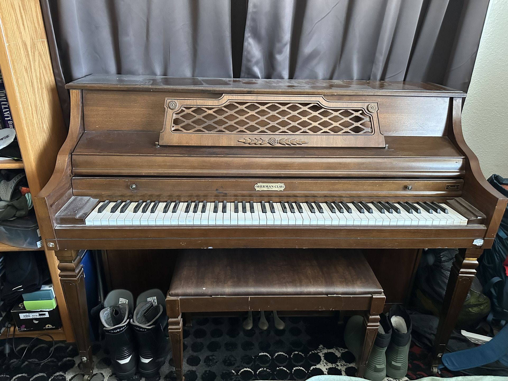Sherman Clay Upright Piano. Piano Is In Great Condition And Everything Works On It. OBO