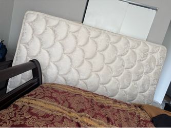 Queen size mattress and dresser with matching nightstand