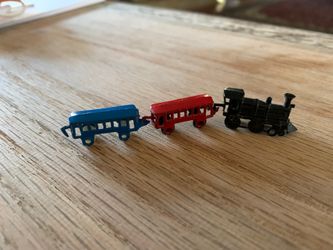 Micro train. Cracker Jack prizes. 3 pieces, cast metal
