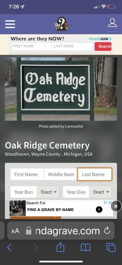 Cemetary Plot