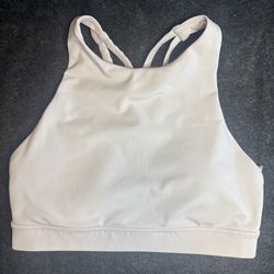 Lululemon Women's Light Pink Active Sports Bra Strappy, Cute, Size 4