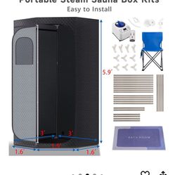 Portable Steam Sauna – Full Kit – Like New