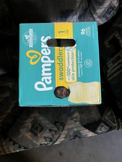 Pampers Size 1 Box Of 96 And A Box Of 210