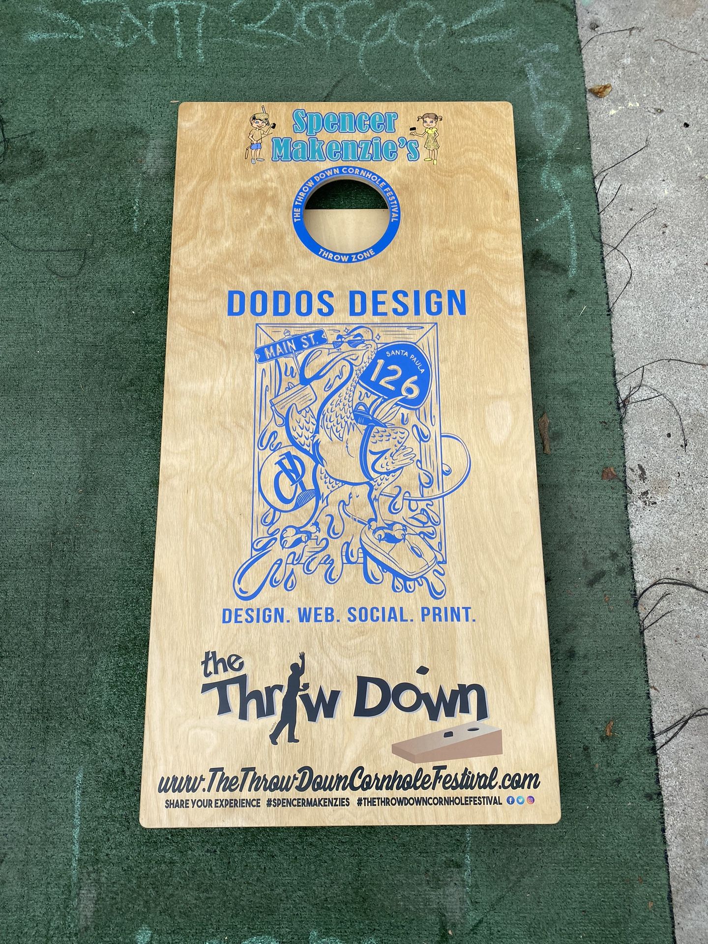 The Throwdown 2023 Cornhole Boards Set