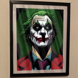 Evil Possessed Joker Custom Art Piece