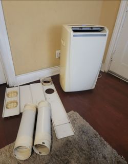 Edgestar Digital 14,000 BTU Dual Hose 3 In 1 Portable Air Conditioner, Dehumidifier And Fan