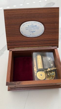 Vintage 1986 Goebel M.J. Hummel ANRI Reuge Swiss Music Box “Ride Into Christmas” – Works