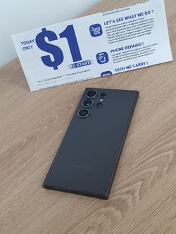 Galaxy S24 Ultra 5G 6.8" (Unlocked) 256GB Good Titaninum Black