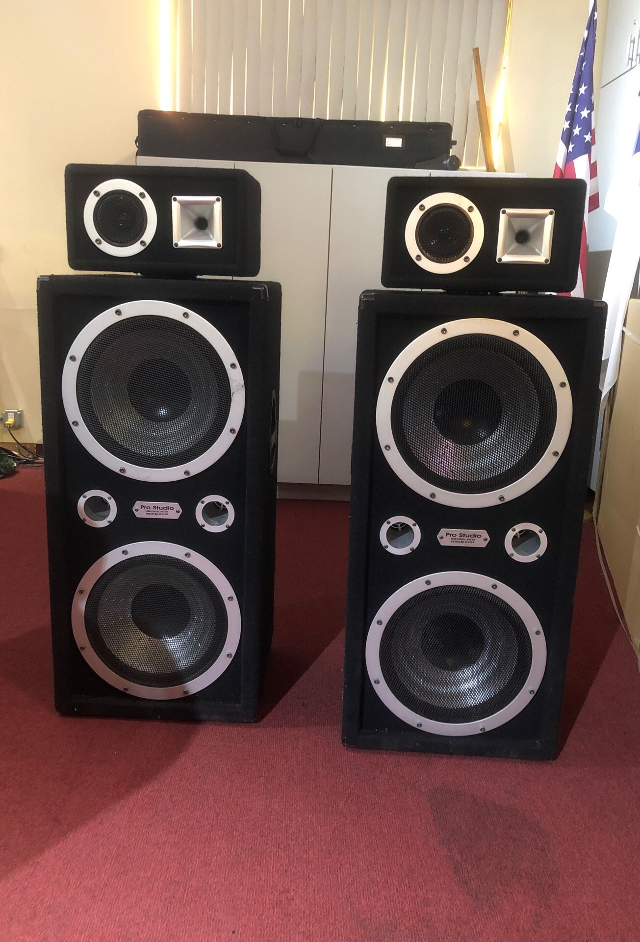 Pro Studio Industrial Sound Pressure System Speakers