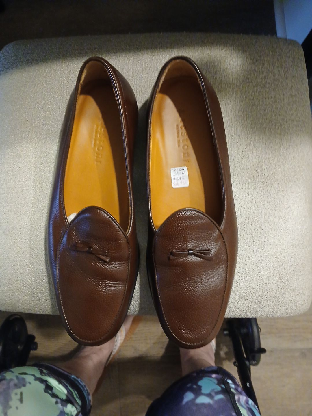 Men's leather loafers