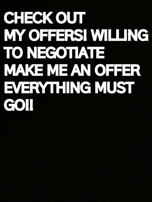 Make me an offer