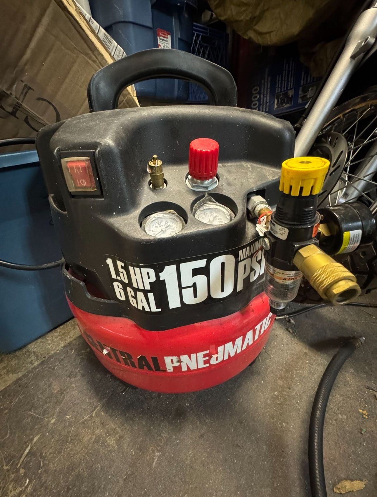 Central Pneumatic Air Compressor Great Condition