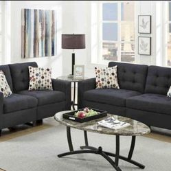 BRAND NEW 2PC SOFA AND LOVE SEAT WITH ACCENT PILLOWS INCLUDED $449