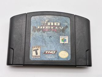 WWF No Mercy N64 Authentic Tested Cartridge Nintendo 64 Wrestling THQ