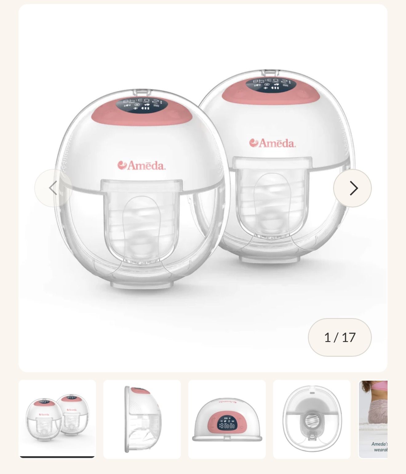 Ameda Glo Portable Breast Pump