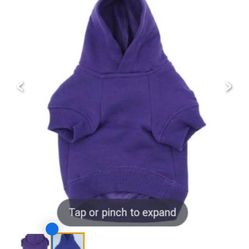 New Purple Dog Hoodie 