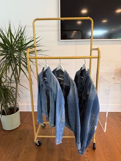 Brand new gold clothes rack