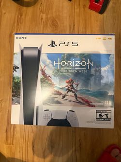 PS5 Disc Edition - Firmware 7.20 – Horizon Bundle (Box) + Blue DualSense