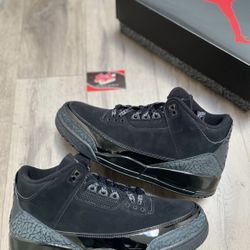 Jordan 3 Retro "Black Cat" Size 12M