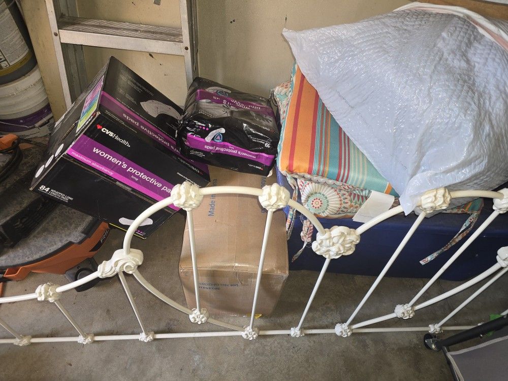 Heavy Wrought Iron Daybed