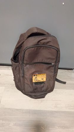 Vintage black Backpack with Petaluma California Patch