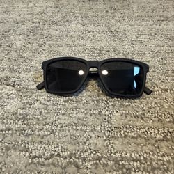 Goodr Sunglasses – Matte Black – Worn 1–2x, Like New