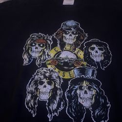 2005 Guns And Roses Face T-shirt