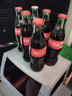 Coca-Cola Classic Glass Bottles Set of 6