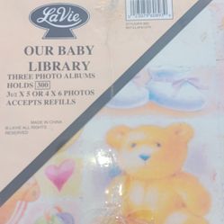 Baby Photo Album And Confetti 