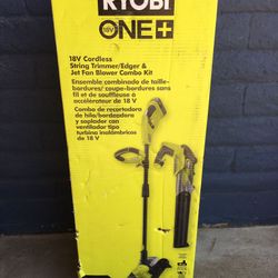 WEED EATER AND BLOWER RYOBI 18V 
