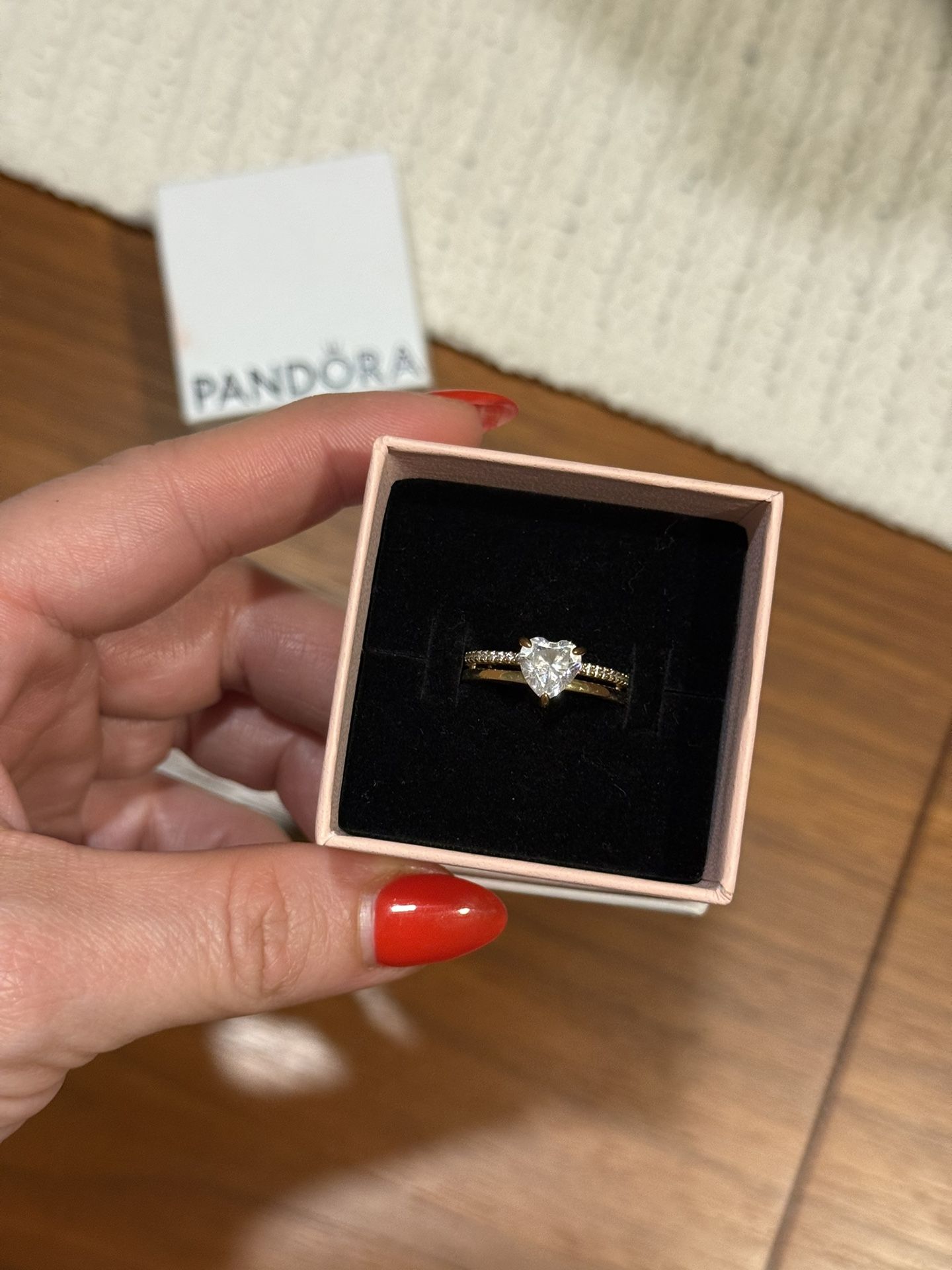 Pandora Heart Shaped Ring