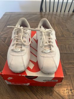 Nike Cortez White/Red/Blue – Size 3.5
