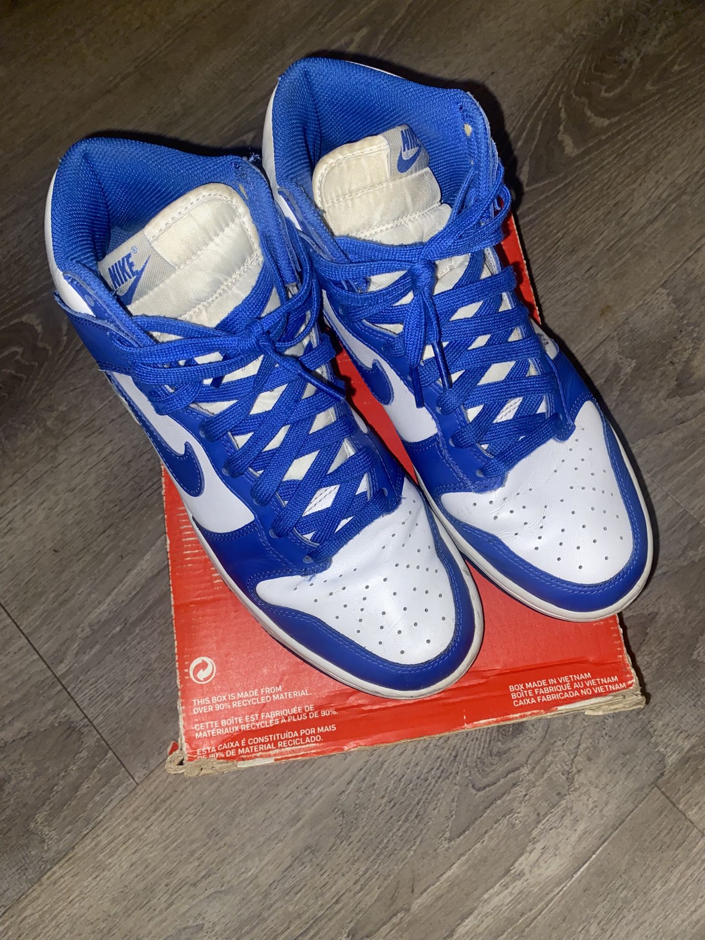 Nike Dunk High Kentucky Blue