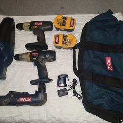 Robyi 18v Cordless Tool Set Works Great 