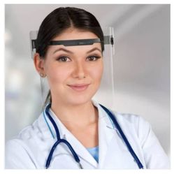 NEW surplus PPE reusable all plastic face shield mask personal protective equipment shields masks