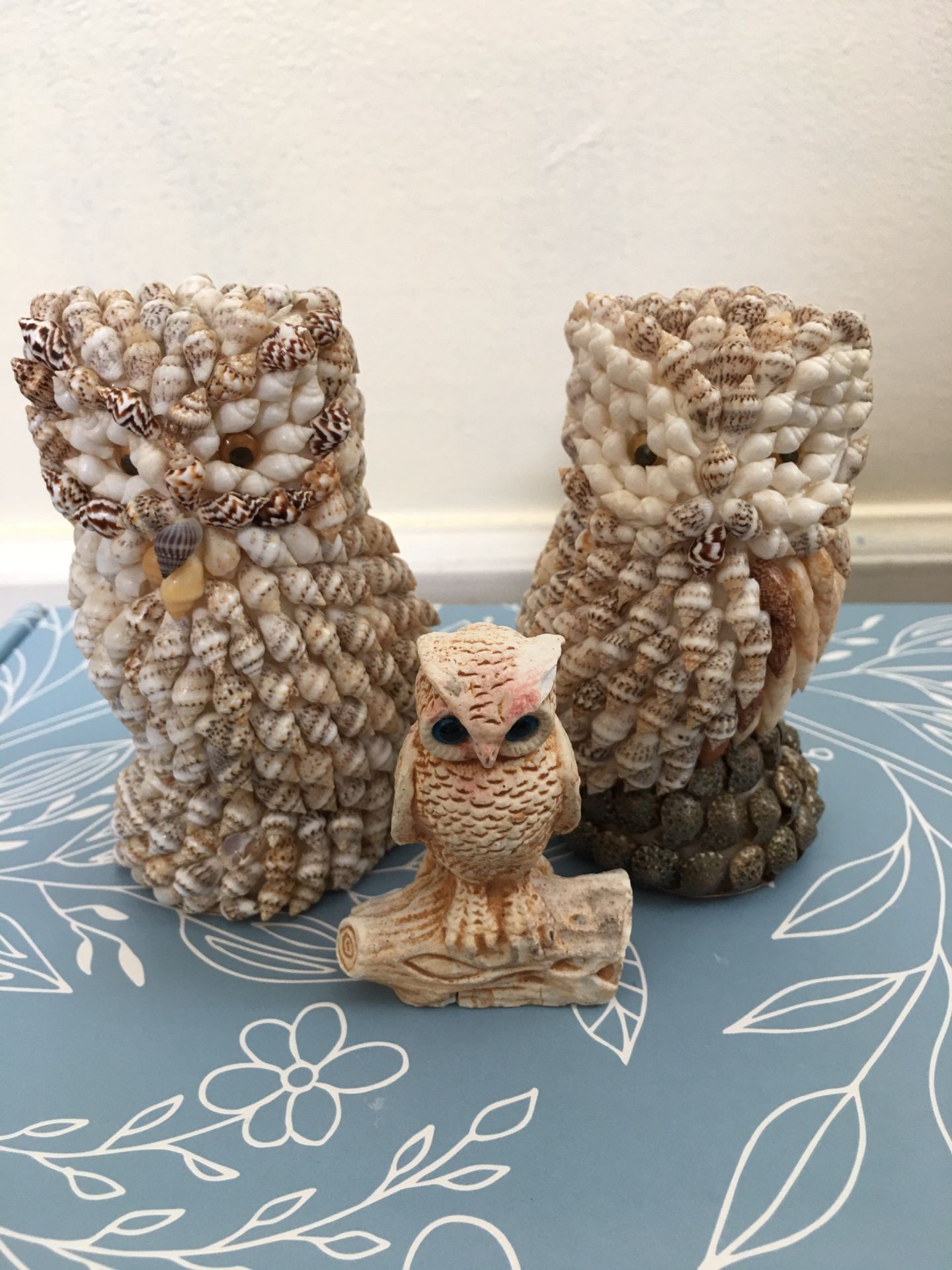 Three Small Owl Decorations 