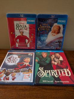 New Christmas Movies Blu-ray Lot of 4