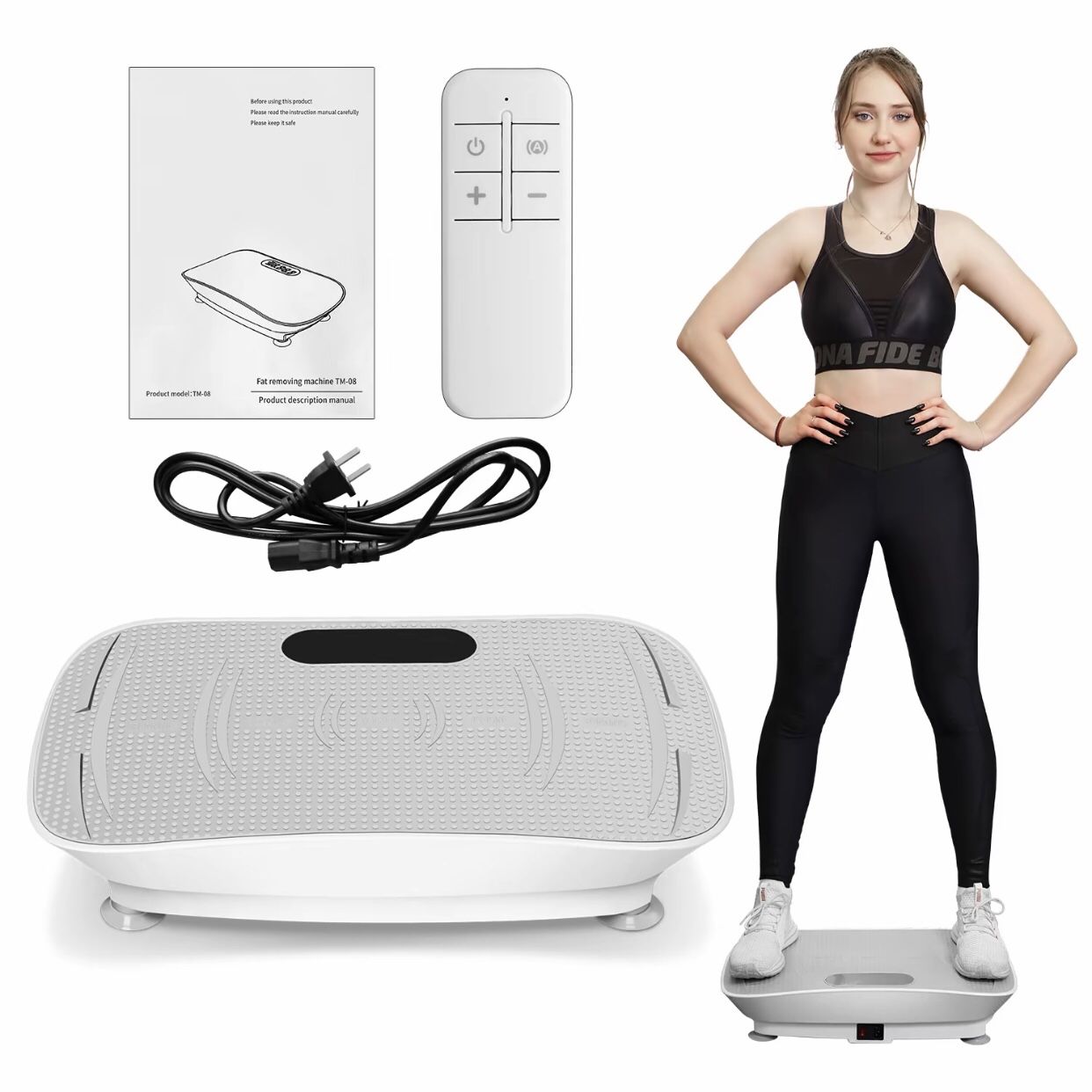 ZenActive Vibration Plate Exercise Machine Whole Body Workout Vibrating Machine