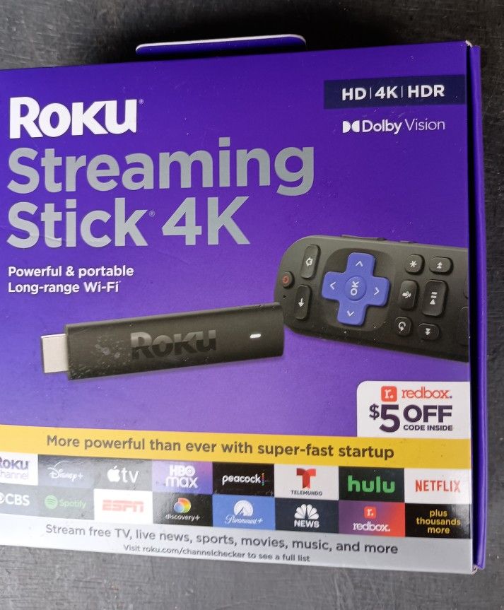 Roku Streaming Stick 4K | Streaming Device 4K/HDR/Dolby