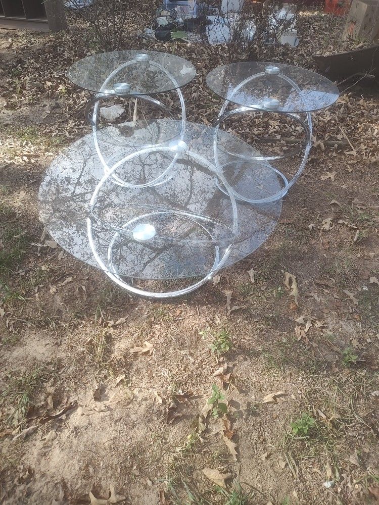 Three Set Of Living Room Tables