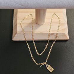 14k Gold Necklace 18 Inch