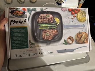 Parini cast iron grill pan