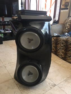 Sound system, amps & speaker.