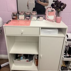 White Cabinet Dresser