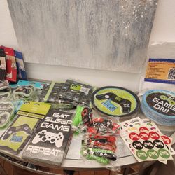 Gamer birthday party supplies